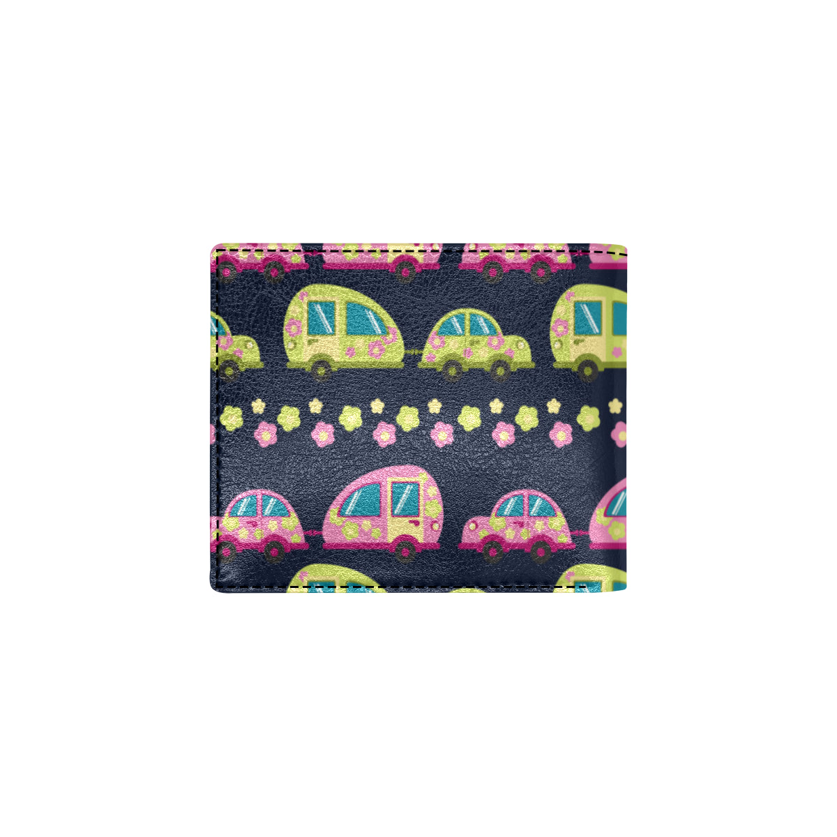Camper Cute Camping Design No 3 Print Men's ID Card Wallet