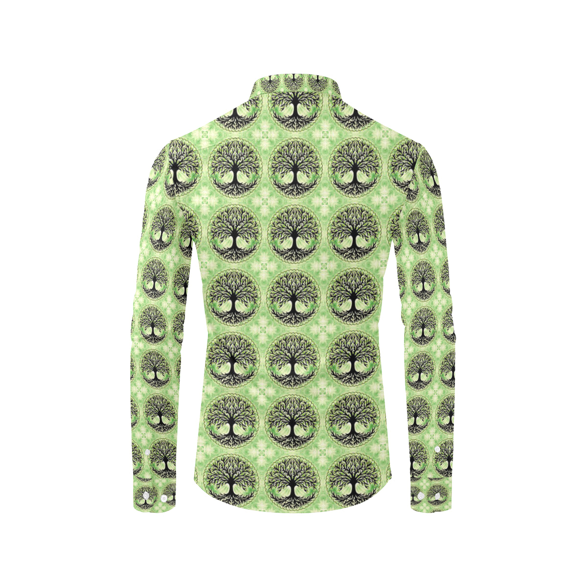 Celtic Pattern Print Design 010 Men's Long Sleeve Shirt