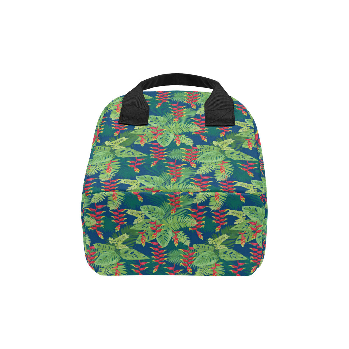 Heliconia Pattern Print Design HL08 Insulated Lunch Bag