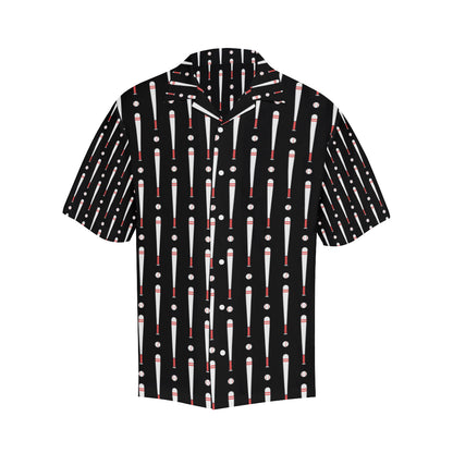 Baseball Pattern Print Design 03 Men's Hawaiian Shirt