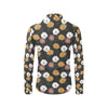 Daisy Pattern Print Design DS04 Men's Long Sleeve Shirt