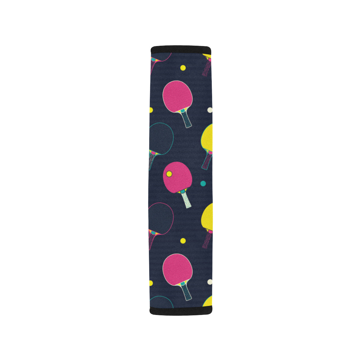 Ping Pong Pattern Print Design A04 Car Seat Belt Cover