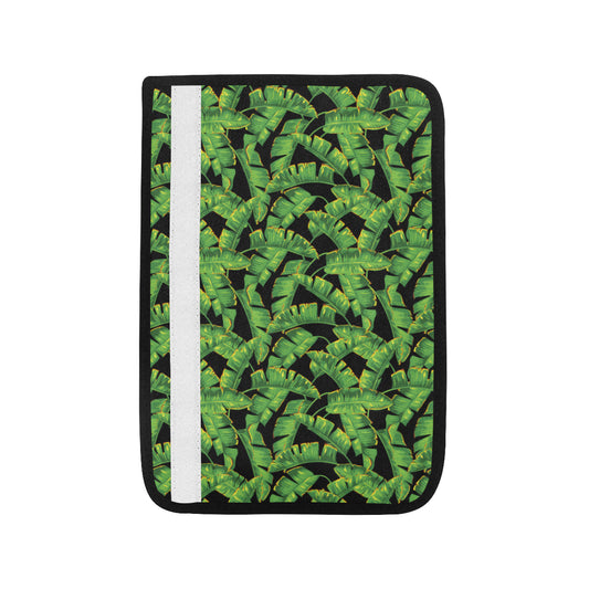 Banana Leaf Pattern Print Design 03 Car Seat Belt Cover