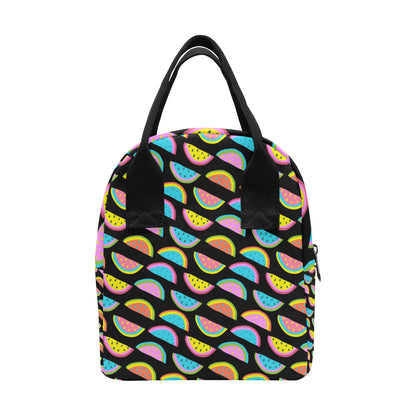 Watermelon Pattern Print Design WM08 Insulated Lunch Bag