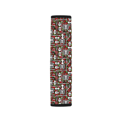 Skeleton Pattern Print Car Seat Belt Cover