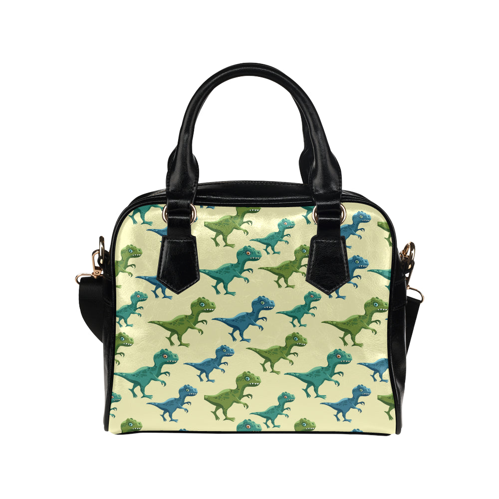 T Rex Pattern Print Design A04 Shoulder Handbag
