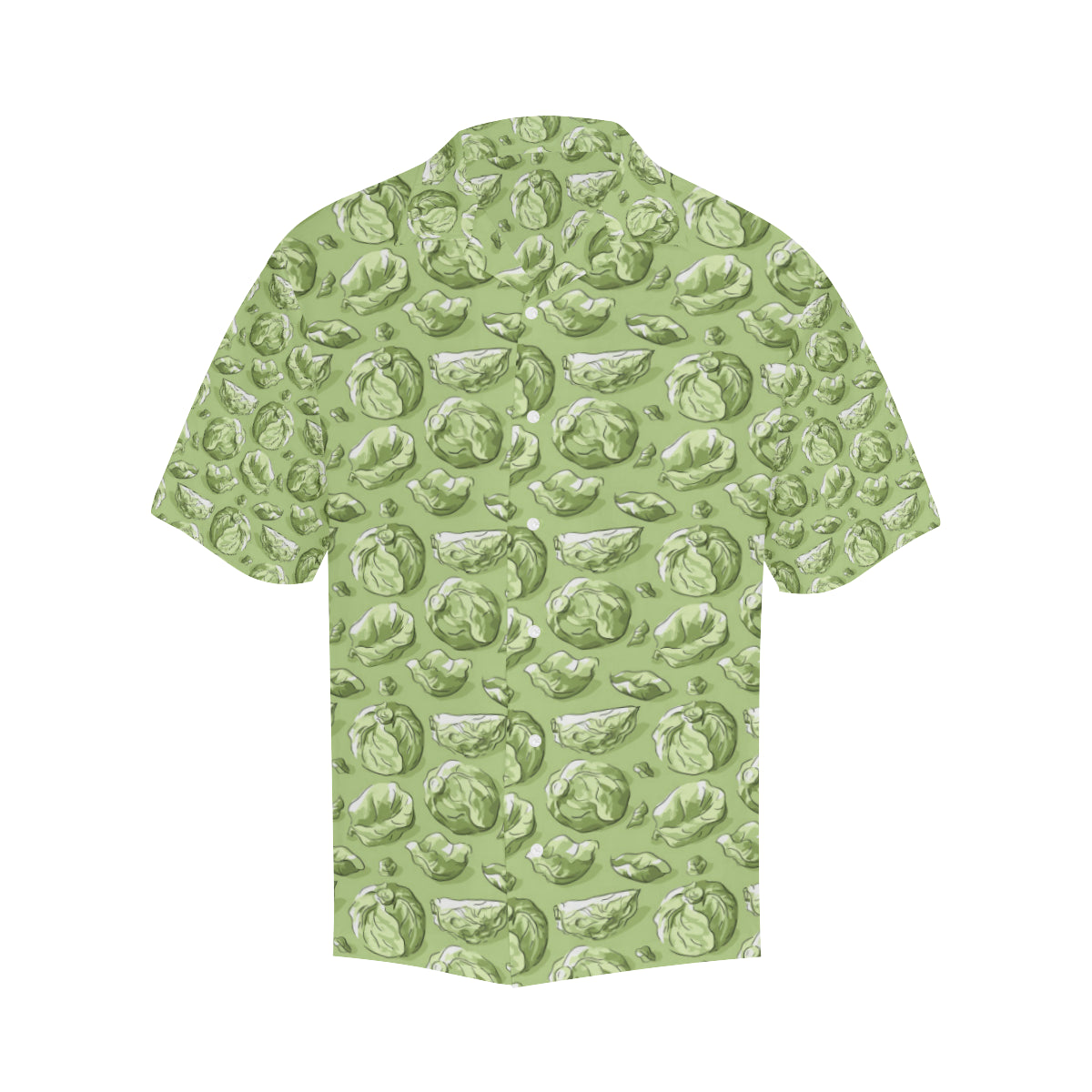 Brussels Sprouts Pattern Print Design 01 Men's Hawaiian Shirt