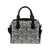 Hummingbird Pattern Print Design 02 Shoulder Handbag