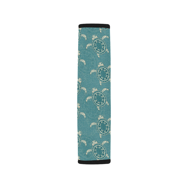 Sea Turtle Pattern Print Design T02 Car Seat Belt Cover