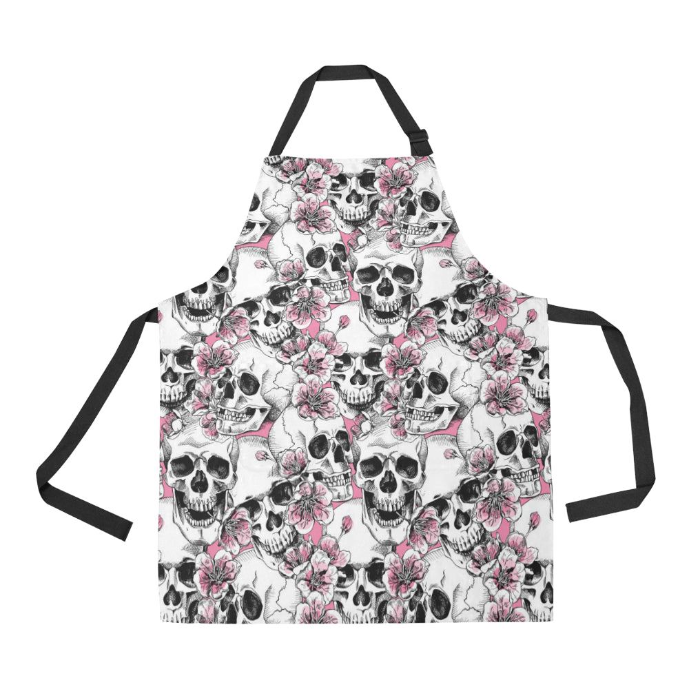 Cherry Blossom Pattern Print Design CB03 Apron with Pocket