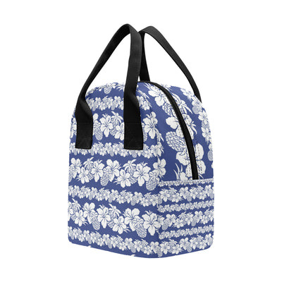 Hawaiian Themed Pattern Print Design H07 Insulated Lunch Bag