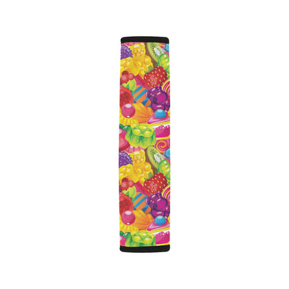 Candy Pattern Print Design CA01 Car Seat Belt Cover