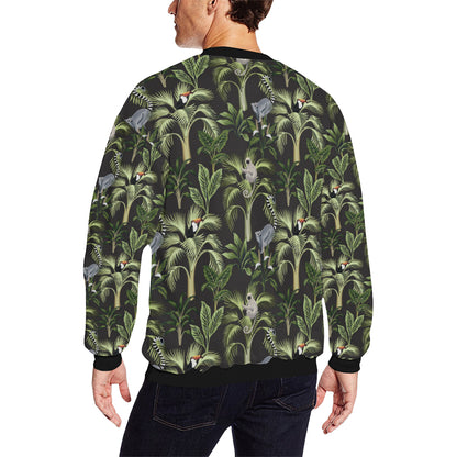 Rainforest Pattern Print Design RF05 Men Long Sleeve Sweatshirt