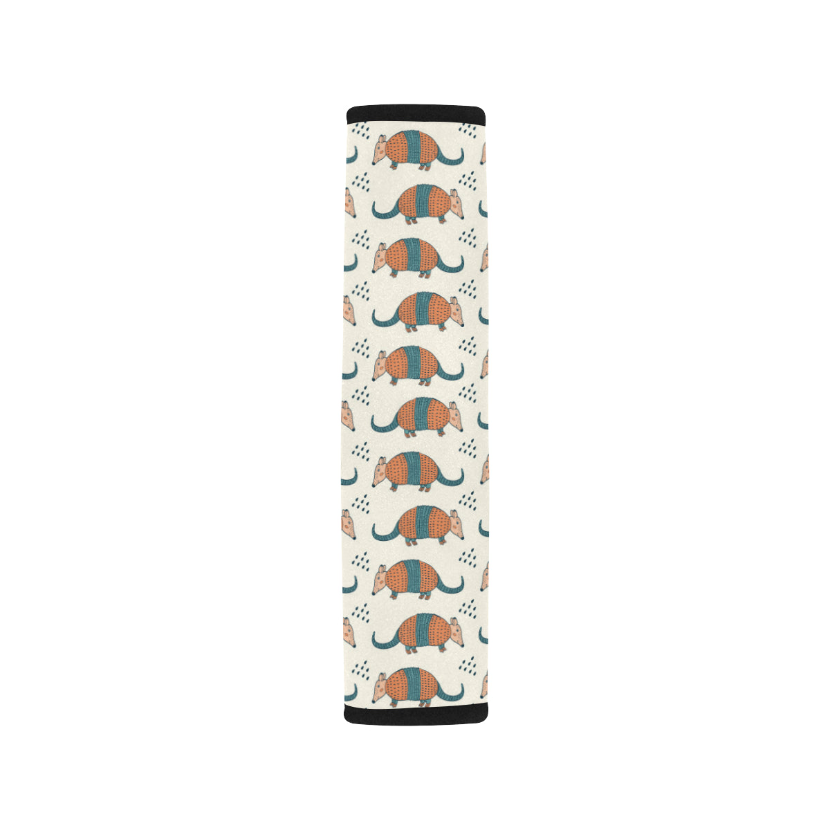 Armadillo Pattern Print Design 01 Car Seat Belt Cover