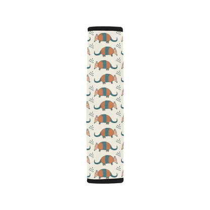 Armadillo Pattern Print Design 01 Car Seat Belt Cover