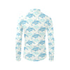 Sea Turtle Pattern Print Design T01 Men's Long Sleeve Shirt