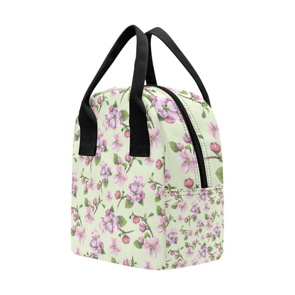 Apple blossom Pattern Print Design AB05 Insulated Lunch Bag