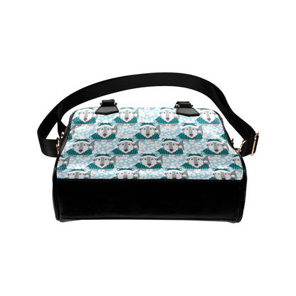 Alaskan Malamute Pattern Print Design 01 Shoulder Handbag
