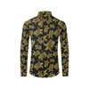 Gold Tribal Turtle Polynesian Themed Men's Long Sleeve Shirt