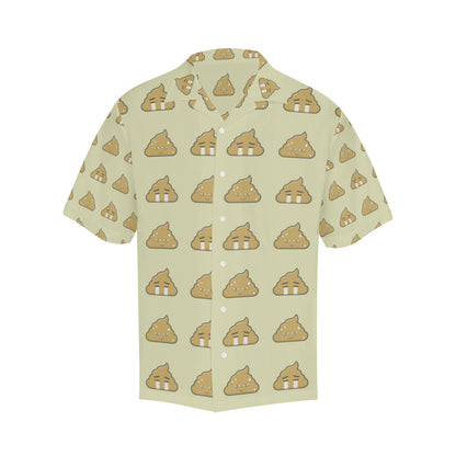 Poop Emoji Pattern Print Design A04 Men's Hawaiian Shirt