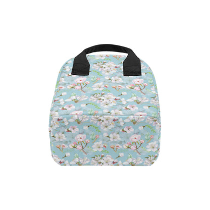 Apple blossom Pattern Print Design AB06 Insulated Lunch Bag