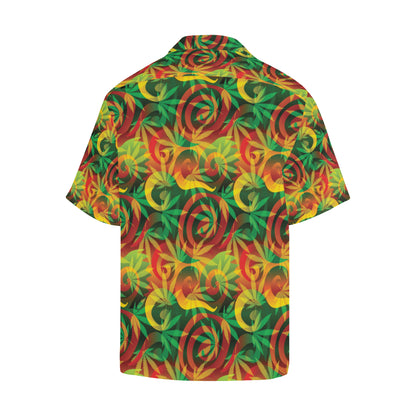 Rastafarian Pattern Print Design A01 Men's Hawaiian Shirt