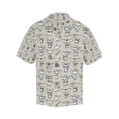 Chihuahua Pattern Print Design 02 Men's Hawaiian Shirt