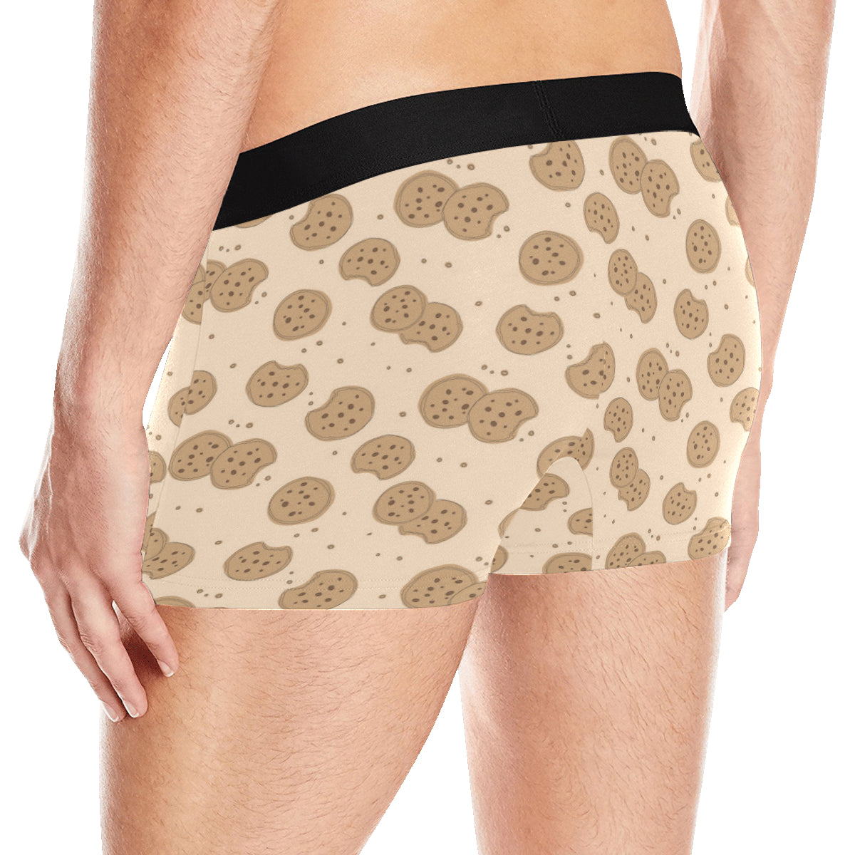 Biscuit Pattern Print Design 02 Men's Boxer Briefs