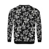 Amaryllis Pattern Print Design AL04 Men Long Sleeve Sweatshirt