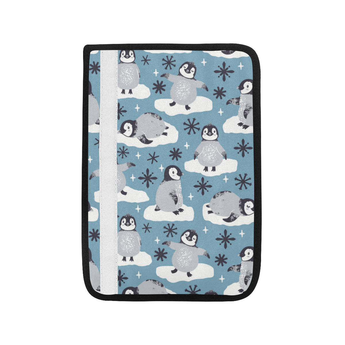 Penguin Pattern Print Design A05 Car Seat Belt Cover