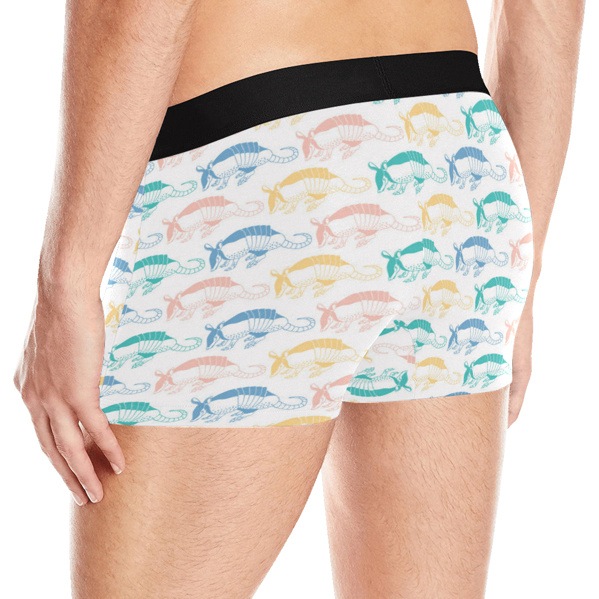 Armadillo Pattern Print Design 05 Men's Boxer Briefs