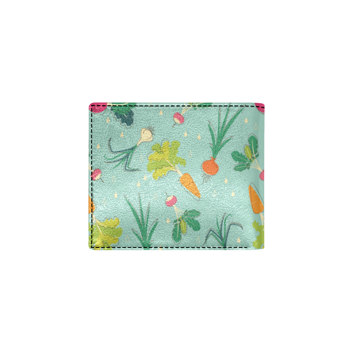 Radish Pattern Print Design A01 Men's ID Card Wallet