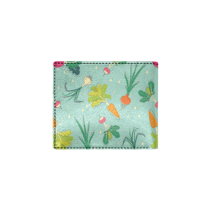 Radish Pattern Print Design A01 Men's ID Card Wallet