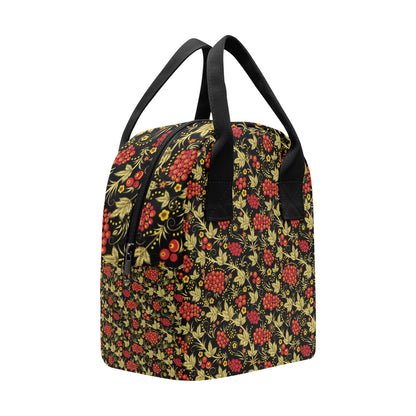Cranberry Pattern Print Design CB02 Insulated Lunch Bag