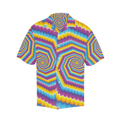 Optical illusion Pattern Print Design A04 Men's Hawaiian Shirt