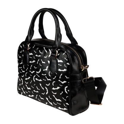 Bat Pattern Print Design 05 Shoulder Handbag