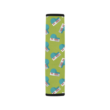 Piano Pattern Print Design 03 Car Seat Belt Cover