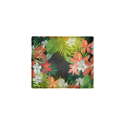 Amaryllis Pattern Print Design AL07 Men's ID Card Wallet