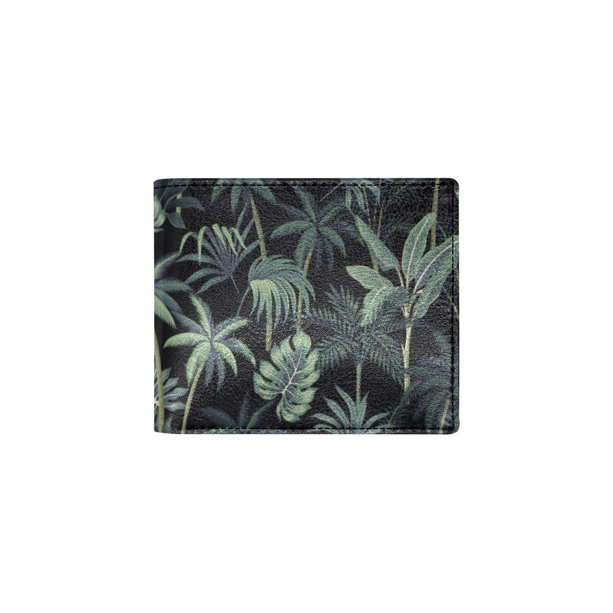 Rainforest Pattern Print Design RF02 Men's ID Card Wallet