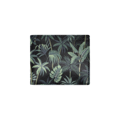 Rainforest Pattern Print Design RF02 Men's ID Card Wallet
