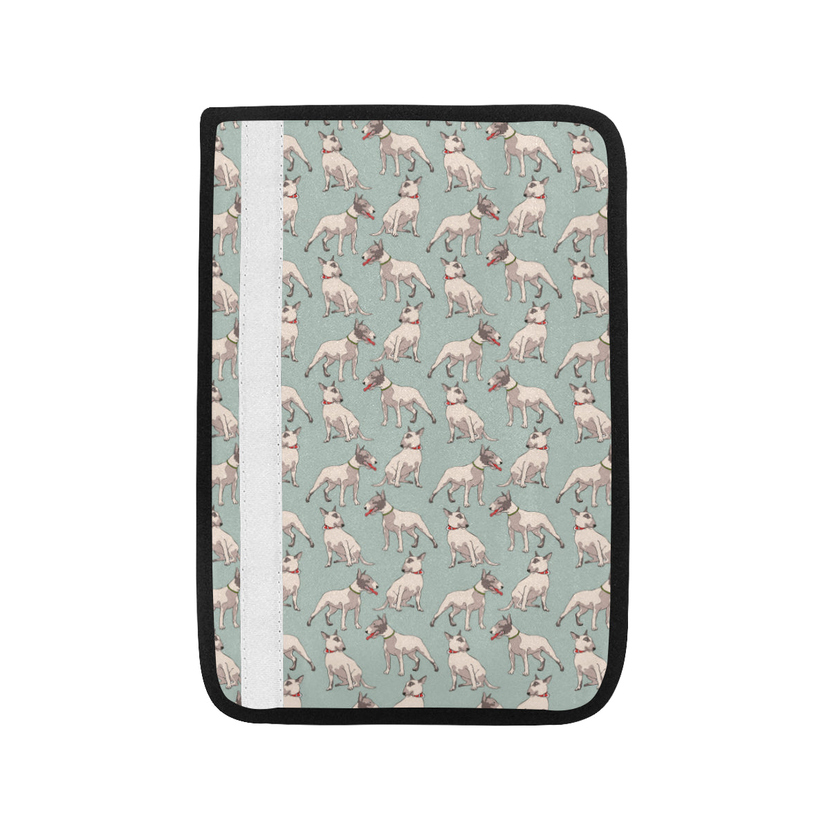 Bull Terrier Cute Print Pattern Car Seat Belt Cover