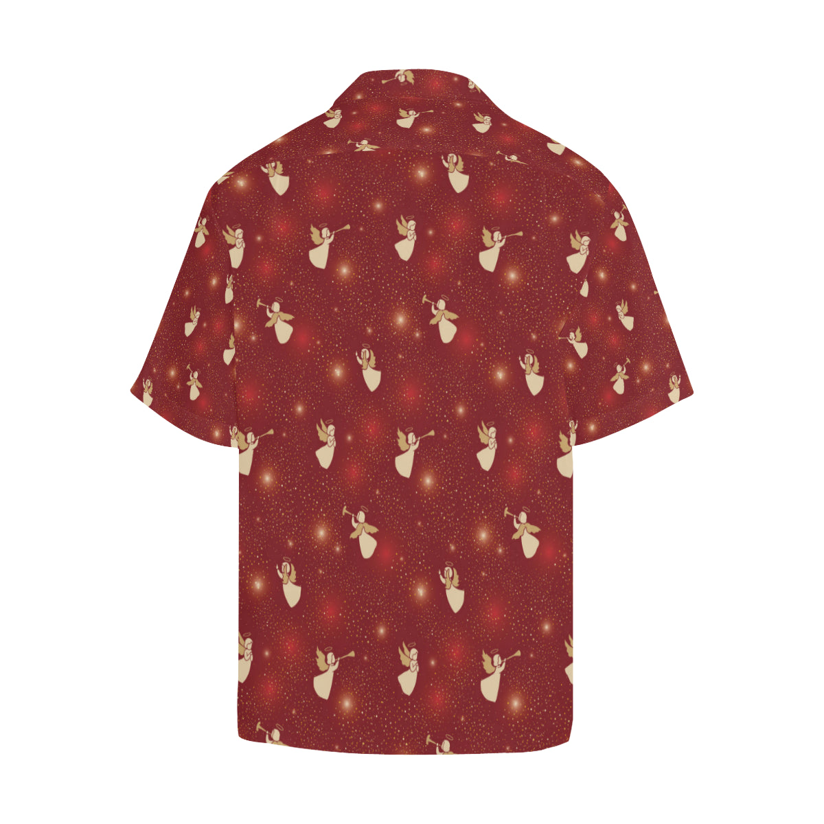 Angel Pattern Print Design 07 Men's Hawaiian Shirt