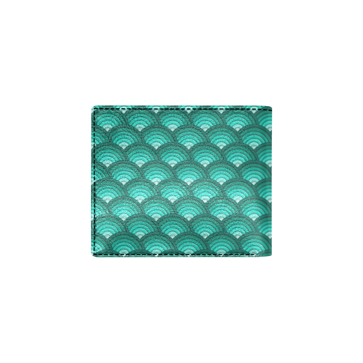 Scales Pattern Print Design 01 Men's ID Card Wallet