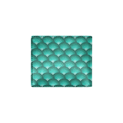 Scales Pattern Print Design 01 Men's ID Card Wallet