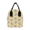 Sea Turtle Pattern Print Design T06 Insulated Lunch Bag