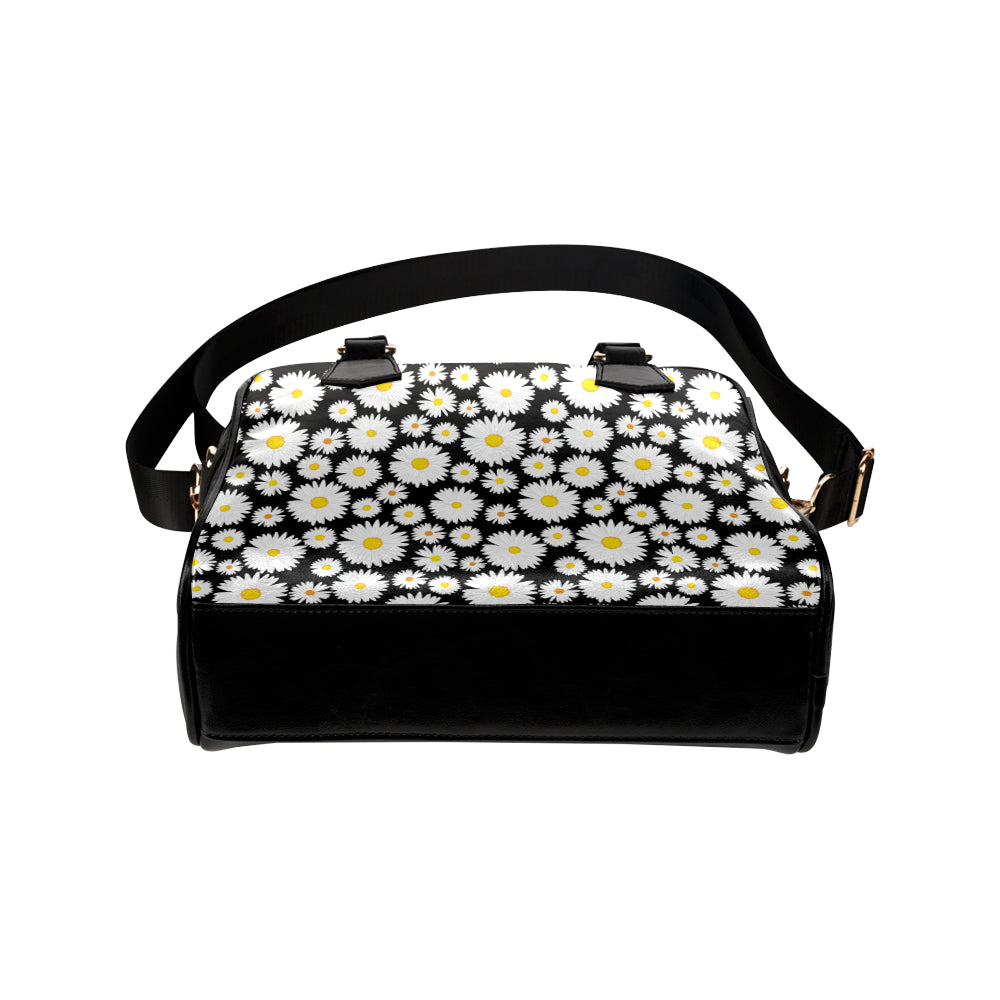 Daisy Pattern Print Design 01 Shoulder Handbag