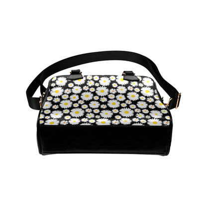 Daisy Pattern Print Design 01 Shoulder Handbag