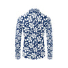 Hibiscus Pattern Print Design HB031 Men's Long Sleeve Shirt