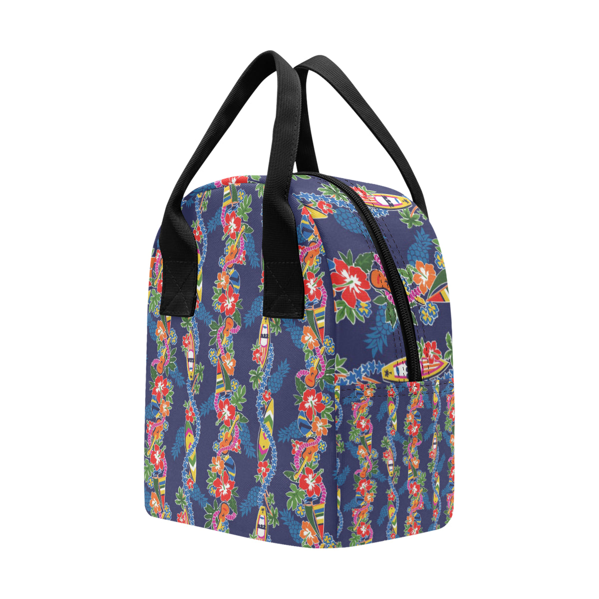 Hawaiian Themed Pattern Print Design H04 Insulated Lunch Bag