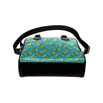 Bible Pattern Print Design 01 Shoulder Handbag